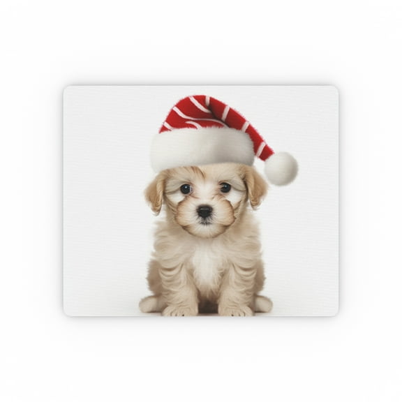 DistinctInk Mouse Pad - 1/4" Foam Rubber - Russian Toy Puppy