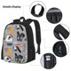 thumbnail image 3 of Balery Dog Mochila escolar 3 en 1 para niños: mochila resistente con lonchera térmica y estuche para lápices. Mochila escolar para niños y niñas., 3 of 7