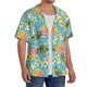 thumbnail image 2 of Fotbe Cute Pineapples Camisa Estampada de Manga Corta para Hombre, Casual de Verano, Estilo Playero, Sin Arrugas-3X-Large, 2 of 5