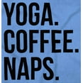 thumbnail image 2 of Yoga Coffee Naps Meditation Fitness Women's Plus Size Graphic Tee Brisco Brands 3X, 2 of 5