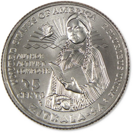 2024 P Zitkala-Sa American Women Quarter Uncirculated Clad 25c Coin