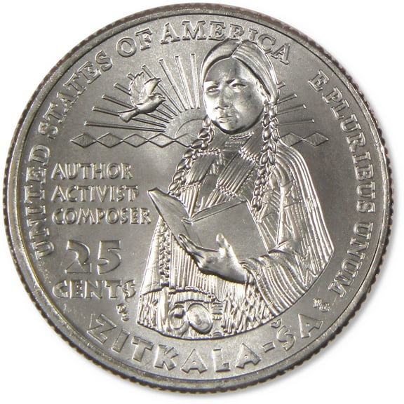 2024 P Zitkala-Sa American Women Quarter Uncirculated Clad 25c Coin