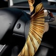 thumbnail image 5 of Shell 14.5 Inch Printing PVC Leather Auto Accessories Car Wheel Cover Steering Wheel Covers Steering Wheel Cover, 5 of 6