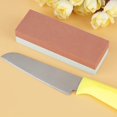 thumbnail image 2 of Rdeghly Two Sides Sharpener Stone, Double-side Corundum Whetstone,Two Sides 400&1500 Grit Kitchen Knife Sharpener Green & Red Corundum Sharpener Stone, 2 of 8
