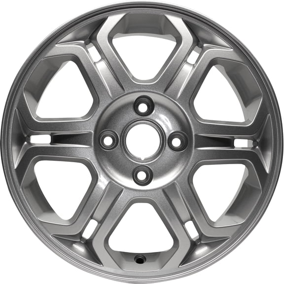 Remanufactured Painted Sparkle Silver Aluminum Wheel 16 x 6 8S4Z1007A fits 2008-2011 Ford Focus