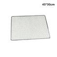 thumbnail image 2 of fastboy Grille de Barbecue Anti-Humidité Lavable Portable Anti-Rouille Plaqué Zinc Camping Randonnée BBQ Pique-Nique Outil 45x30cm, 2 of 8