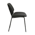 thumbnail image 4 of Quest Charcoal Modern Dining Accent Chair, 4 of 5