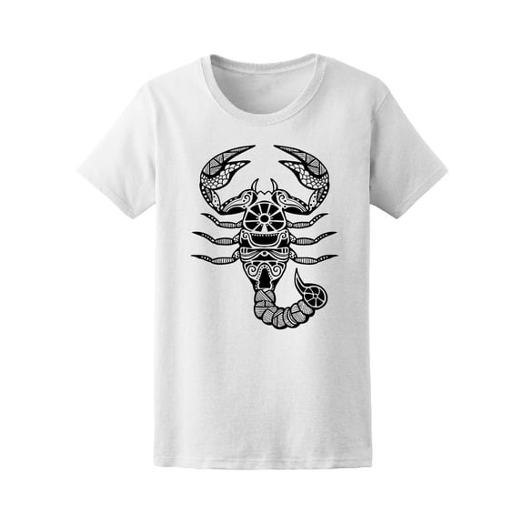 Zodiac Signs Scorpio T-Shirt Women -Image by Shutterstock, Female Medium