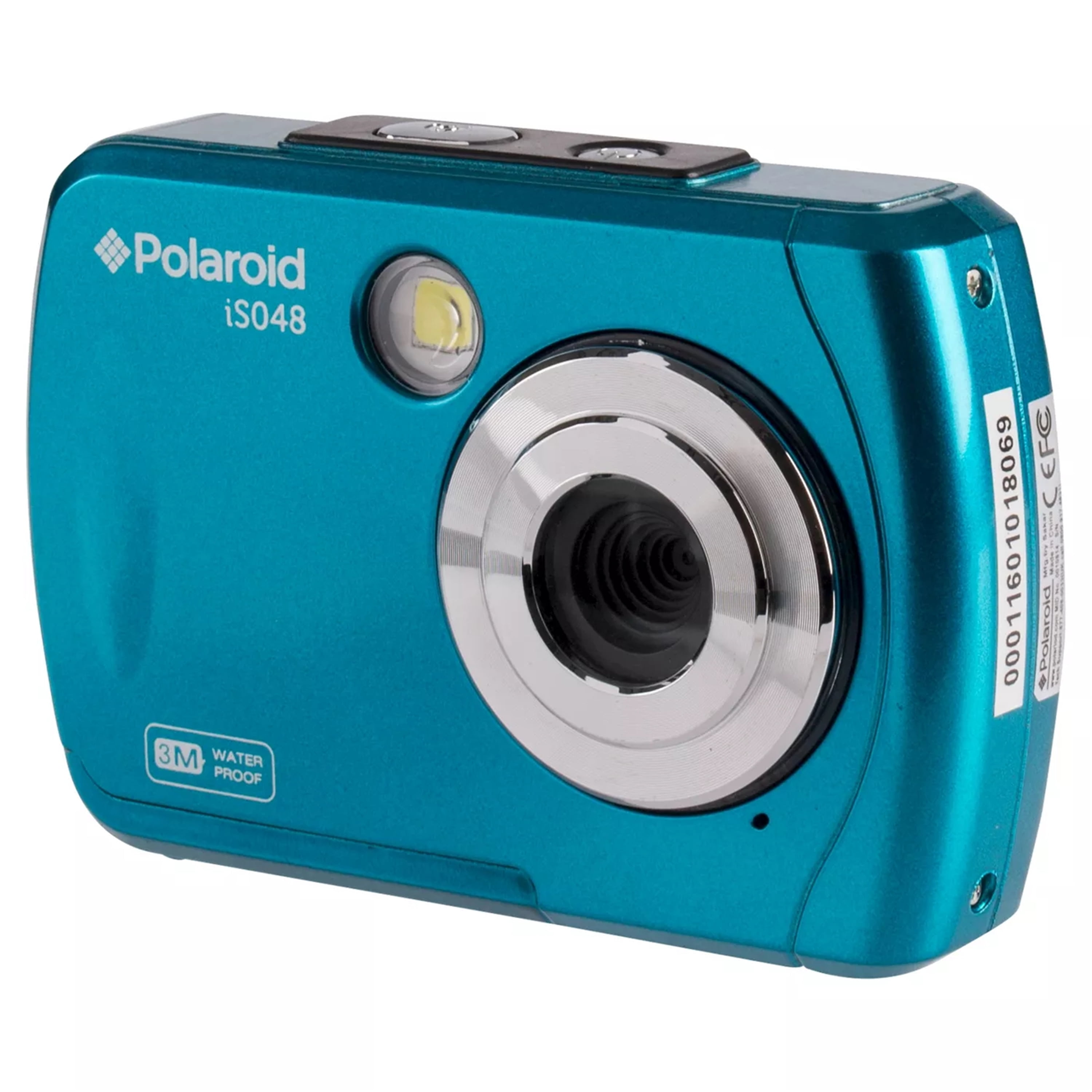 polaroid 16mp waterproof digital camera kit teal