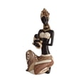 thumbnail image 2 of Estatua africana, adorno estético, escultura de arte africano, figura de dama tribal para Sentado B, 2 of 9