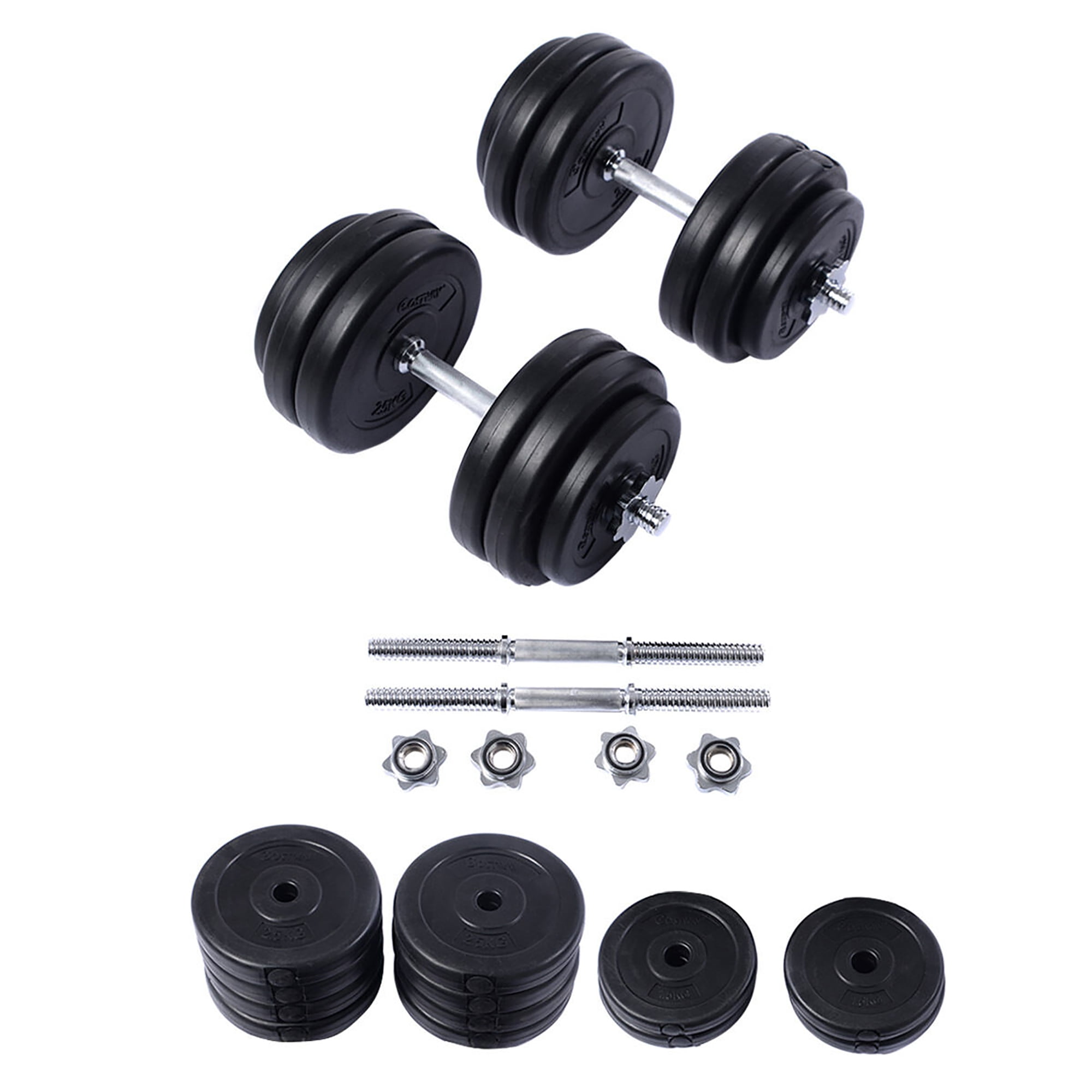 Buy Costway New Weight Dumbbell Set 66 Lb. Adjustable Cap Gym Barbell ...