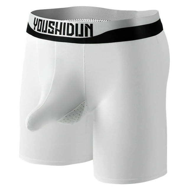 Birdeem sous-Vêtements Boxeurs pour Hommes Décontractés Solides Aguichant Respirants Taille Basse Rehausse-Fesses