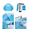 thumbnail image 4 of icorer extra large outdoor portable easyup beach cabana tent sun shelter sunshade, light blue, 94.5" l x 47.2" w x 55" h, 4 of 5