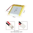 thumbnail image 4 of YDL 3.7V 5000mAh Battery 115659 Lithium Polymer Ion Rechargeable Li-ion Li-Po Battery with 2P PH 2.0mm Pitch Connector, 4 of 5