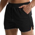 thumbnail image 3 of JoveMarine Men's Quick Dry Mesh Training Pants Breathable Running Shorts for Fitness and Sports Thin Casual Summer Pants Black M, 3 of 6
