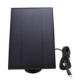 thumbnail image 1 of Solar Panel for Security Camera, IP66 Waterproof Solar Charger with 9.84ft Charging Cable, 360 Adjustable Mounting Bracket, Type C Port Solar Panel for Doorbell Security Camera, 1 of 7