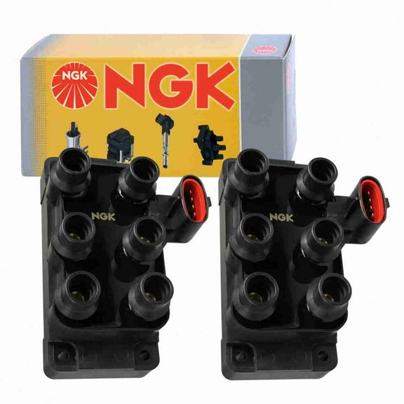 2 pc NGK 48850 Ignition Coils for 1415100 178-8421 2505-98326 36-1161 673-6014 88921257 DG451 DG456 DG535 E98 E98P E9SZ-12029-A F1SZ-12029-A F509 F518 F5SZ-12029-A F5SZ-12029-B F65Z-12029-B FD-488
