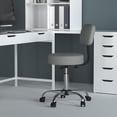 thumbnail image 2 of Boss Office Products Tabouret Médical en Vinyle à Dossier Mi-Haut Gris, 2 of 10
