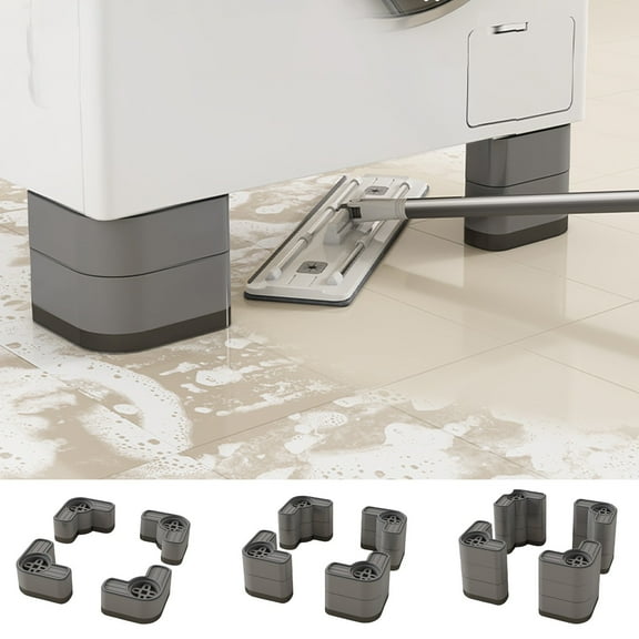 4 Pieces Of Washing Machine Shockproof Pads To Prevent The Washer Dryer From Moving And Prevent Noise