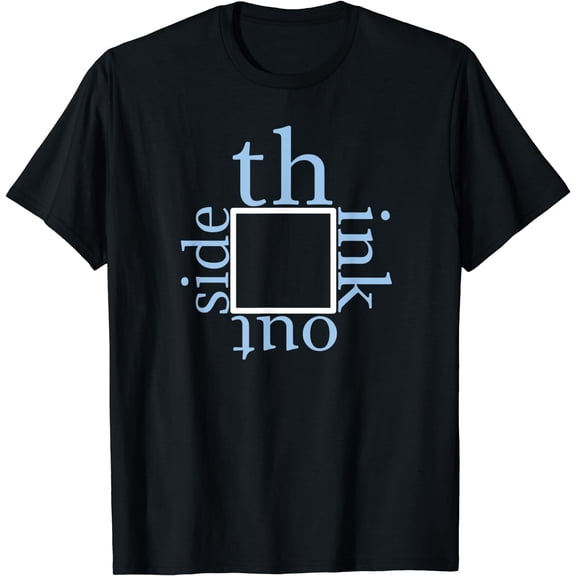 Think Outside The Box Shirt Creative Thinking Artist Gift Black Small