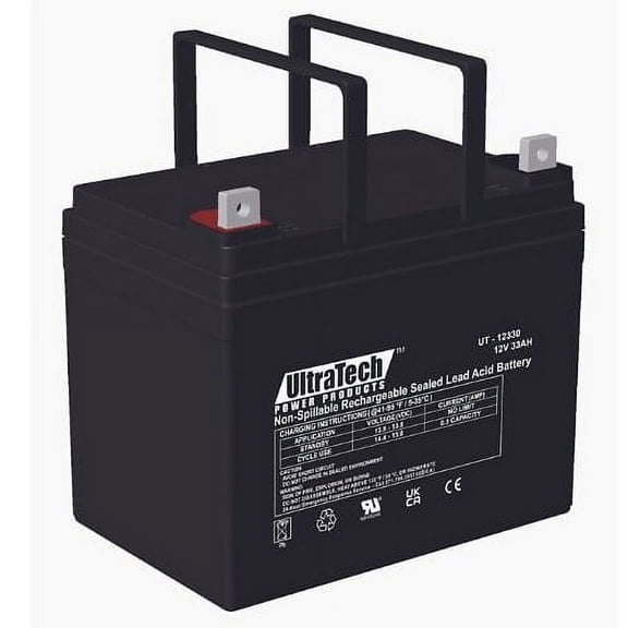 UltraTech IM-12330NB 12V, 33.0 Ah SLA Battery with T5 Terminal