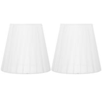 Monyance light shade 2pcs Cloth Lamp Shades Clip on Chandelier Shade for Table Lamp(5.51X5.12X3.54Inches)