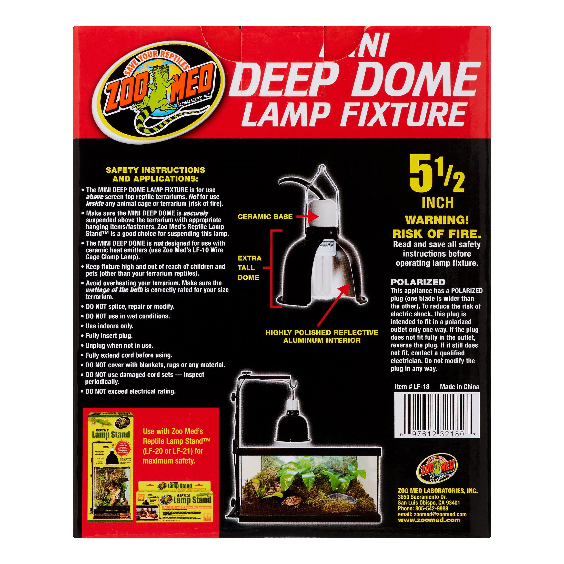 Zoo Med Deep Dome Lamp - image 3 of 5
