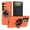 Orange, variant on for Samsung Galaxy S25 Edge Case with Ring Stand Holder, Rugged Secure Grip, Military-Grade Drop Protection Phone Case with Kickstand, Heavy Duty Protective Cover Support Magnetic Car Mount, Orange
