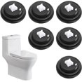 thumbnail image 1 of Valve Diaphragm Washers, 6 Pieces Faucet Float Valves, Toilet Flush Seal, Replacement Rubber Diaphragm Washers for, 1 of 5