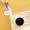 thumbnail image 4 of Musical Themed Keychain Stainless Steel Note Pendant Customizable Engraved Letters Portable Scratch Resistant for Fans, 4 of 5