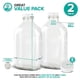 thumbnail image 2 of Jarras de Vidrio para Leche, Pack de 2 de 64 oz con Tapas, 2 of 6