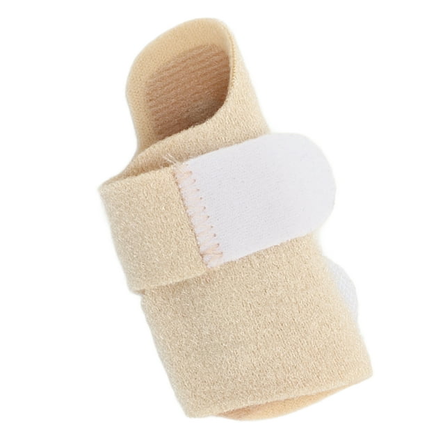 Finger Brace Sleeve Built In Aluminum Strip Adjustable Finger Thumb Splint Brace With Hook And