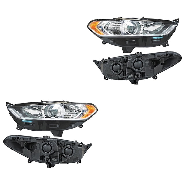 Par de Faros Fusion 2013 A 2016 Ford TYC .