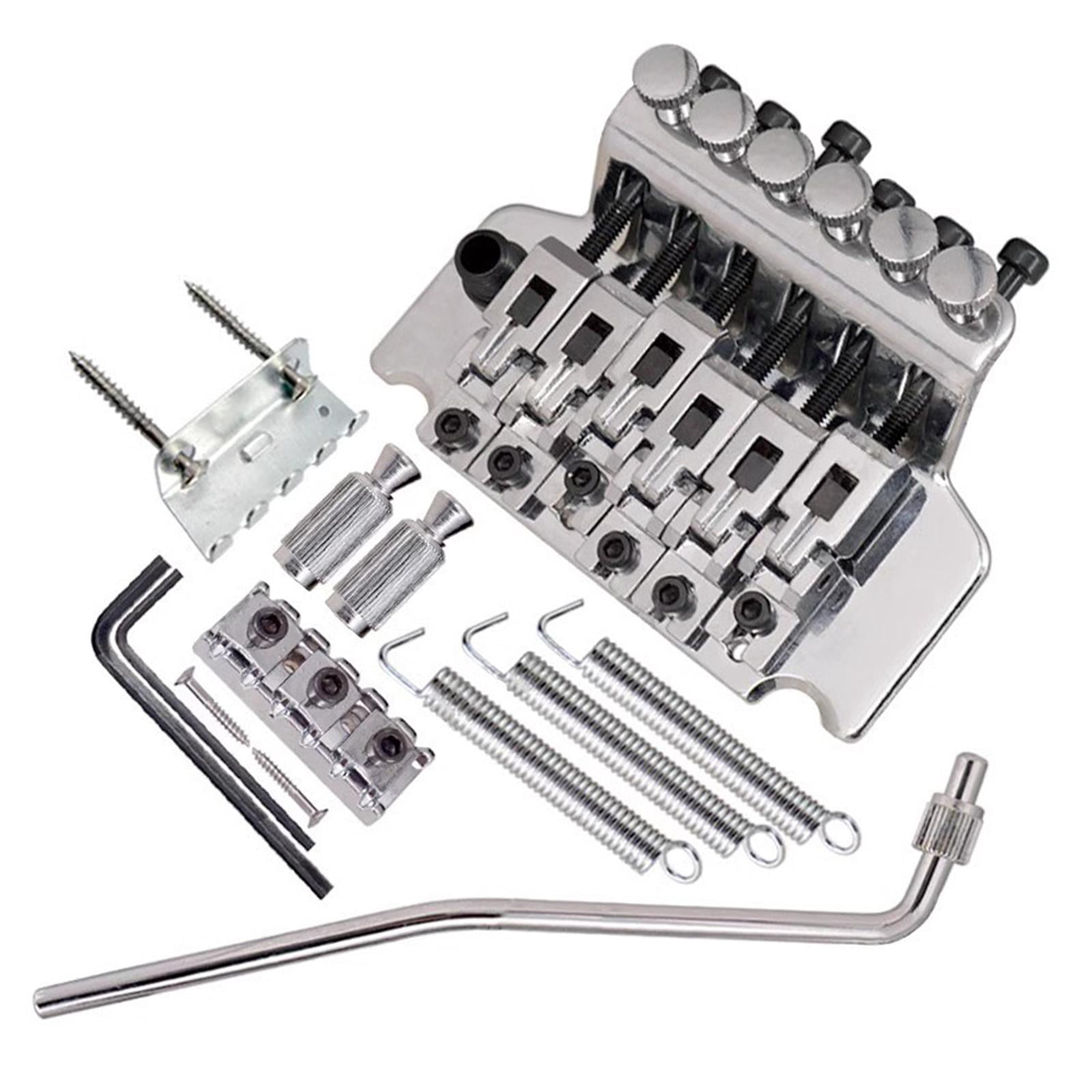 LeeQinersw Guitar Tremolo Bridge Portable Electric Guitar Replacement Electric Guitar Parts argent