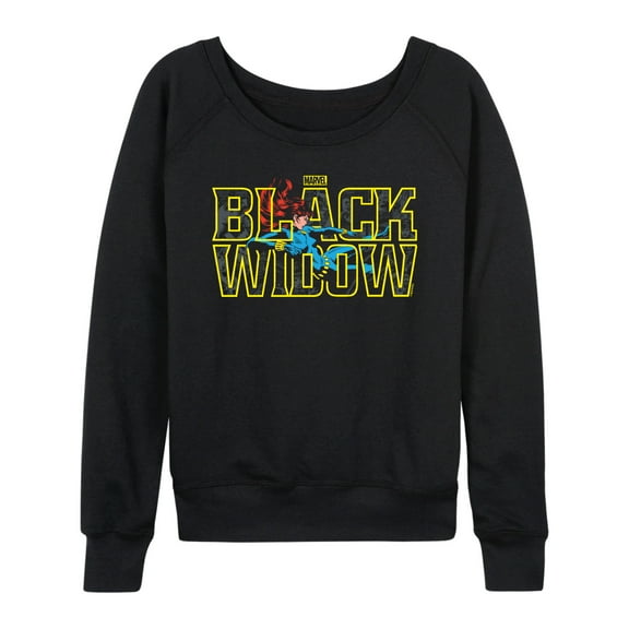 Marvel - Black Widow Type - Women's French Terry Pullover Sweatshirt