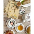 thumbnail image 4 of Easter Rabbits Kitchen Dish Towels for Drying Dishes Set of 4, Spring Yellow Flowers Country Plants Yellow Waffle Weave Microfiber Hand Tea Bathroom Towels Quick Dry & Absorbent Towel 15.7x23.6, 4 of 7