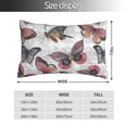 thumbnail image 2 of Salouo Vintage Butterflies Pattern Pillow Cases,1PC Pillow Covers with Envelope Closure Decorative Pillow Case for Bed Couch,Pillows Not Included-20"x30", 2 of 6