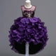 thumbnail image 2 of Vestido de actuación para niños, vestido de princesa de cola grande para niños, vestido de actuación hinchado con forma de pastel, 2 of 6