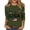 #03Army Green, variant on 250th Anniversary USA Shirt Women America Shirt 3/4 Sleeve Patriotic Flag Eagle Print Tops 1776-2026 Tshirt Gifts Blue S