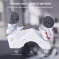 thumbnail image 2 of VR Charging Dock for Meta Quest 3 Controllers - Charging Station with 2 x 1800mAh Rechargeable Batteries and Display Holder, 2 of 6