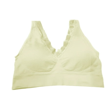 Sngxgn Women Strappy Sports Bra Yoga Bras Padded Backless Medium Support Tops(Green XXL)