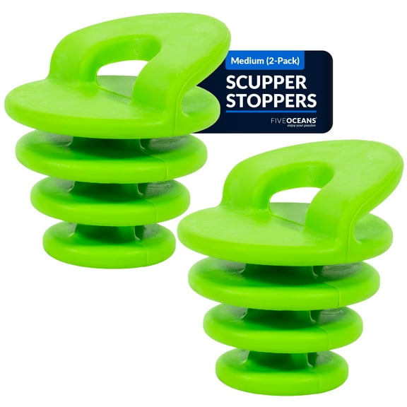 Five Oceans Scupper Stoppers 2-Pack - Medium 1-1/4" / 1-3/4" - FO4756
