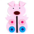 thumbnail image 1 of Kids DIY Cartoon Animal 3D Foam Sticker Puzzle Handmade Early Learning Educational Toys For Children Craft Gift, Piggy, 1 of 5