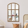 thumbnail image 3 of Three-Dimensional Imitation Window Wooden Acrylic Mirror Wall Sticker Decoration, 3 of 9