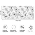 thumbnail image 3 of Pioneer Flower Floral Print Pattern Bathroom Rugs Mat, Non Slip Microfiber Bathroom Rug with Rubber Backing, Soft Mats for Bathroom Floor Tub Shower, 24"x60", 3 of 5