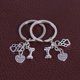 thumbnail image 3 of 2 llaveros con forma de pata de perro y hueso, llavero único, exquisito llavero decorativo, pequeño regalo para hombres y mujeres., 3 of 7