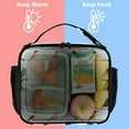 thumbnail image 5 of ALAZA Animal Birds Lunch Box Insulated Lunch Bag Cooler Tote with Shoulder Strap, 5 of 7