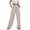 Beige#2, variant on GaThRRgYP Wide Legged Jeans, Women's New Solid Color Casual Pocket Wide Leg Suit Pants