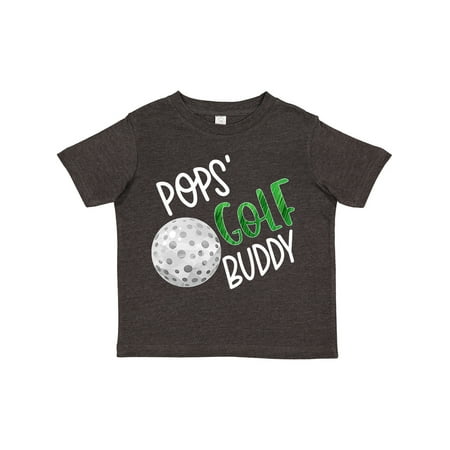 

Inktastic Pops Golf Buddy with Golf Ball Gift Toddler Boy or Toddler Girl T-Shirt