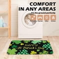 thumbnail image 4 of Door Mat Qwtwty Saint Patrick's Day Carpet Three Sizes Faux Wool Entry Door Mat Bathroom Non Slip Mat Cartoons Pattern Saint Patrick's Day Decoration on Clearance, 4 of 6